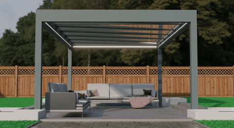 Deponti Pinela Glass Aluminium Veranda - Verde Modern Garden Living