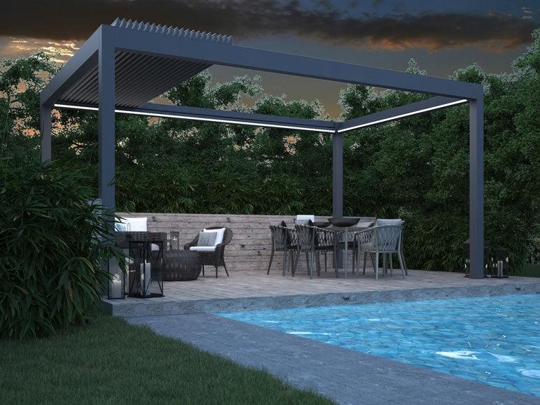 Deponti Pinela Deluxe Aluminium Veranda - Verde Modern Garden Living