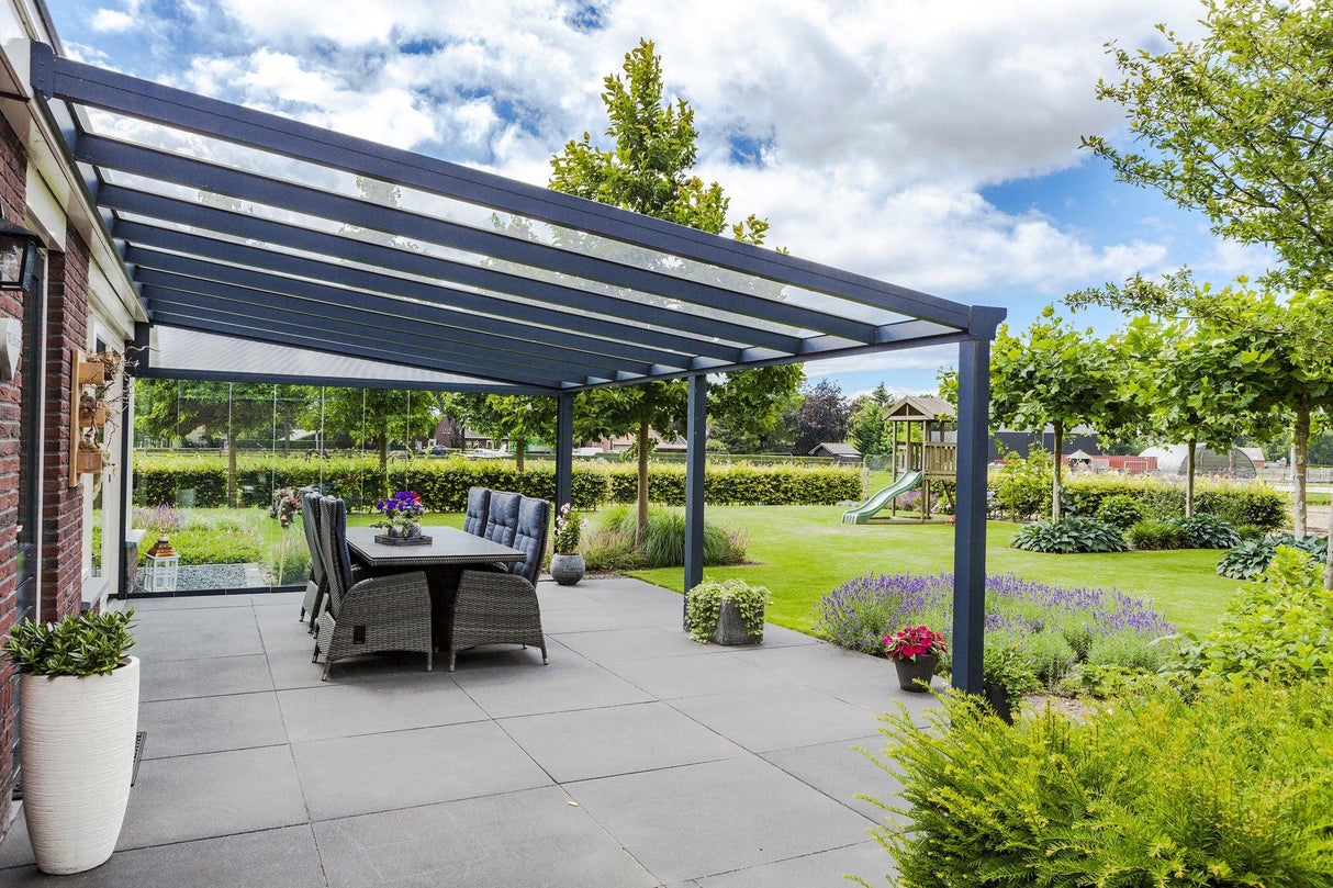 Deponti Pigato Aluminium Veranda - Verde Modern Garden Living