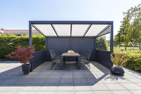 Deponti Ribolla Detached Aluminium Veranda - Verde Modern Garden Living